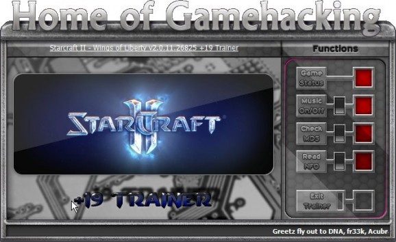 StarCraft II +19 Trainer for 2.0.11 screenshot