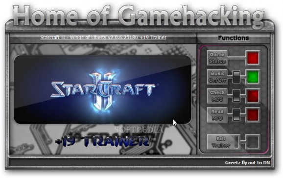 StarCraft II +19 Trainer for 2.0.6 screenshot