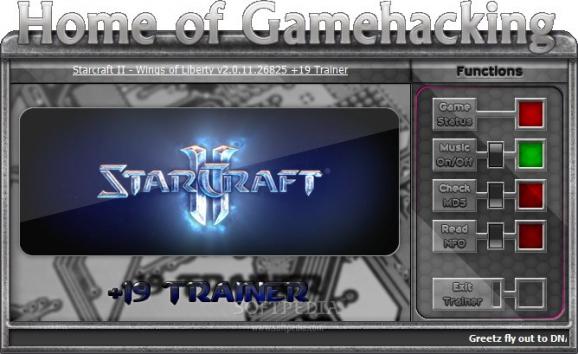 StarCraft II: Heart of the Swarm +19 Trainer for 2.0.11.26825 screenshot