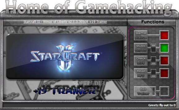 StarCraft II: Heart of the Swarm +19 Trainer for 2.1.3 screenshot