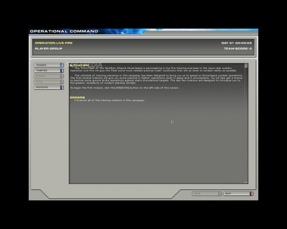 Starshatter - Ultimate Space Combat Demo screenshot