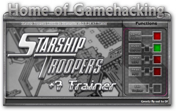 Starship Troopers +7 Trainer for 05024 screenshot