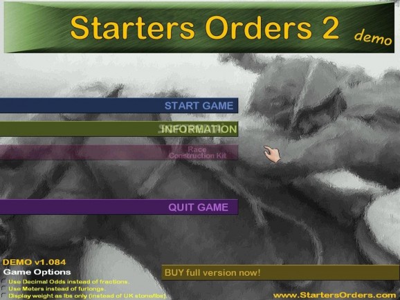 Starters Orders 2 Demo screenshot
