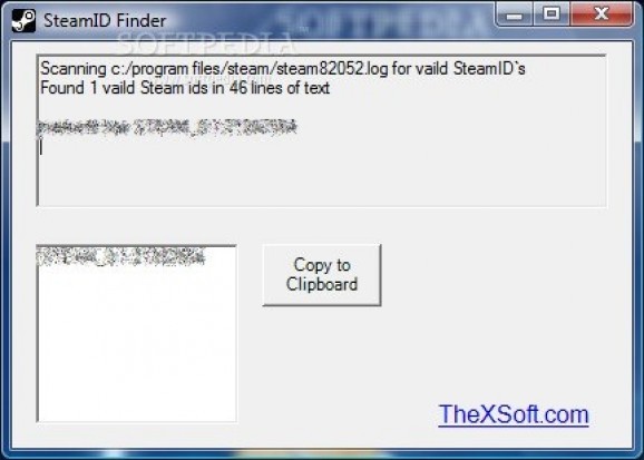 SteamID Finder screenshot