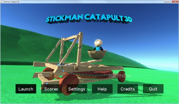 Stickman Catapult 3D screenshot