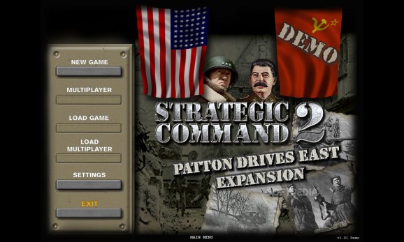 Strategic Command 2: Patton Drives East Demo screenshot