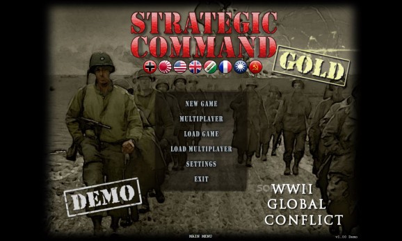 Strategic Command WWII Global Conflict Gold Demo screenshot
