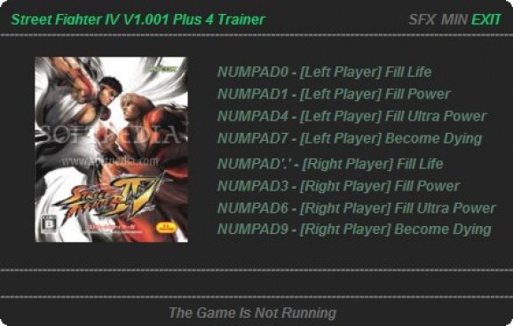 Street Fighter IV +4 Trainer screenshot