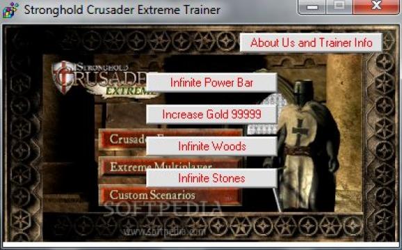Stronghold Crusader Extreme Trainer screenshot