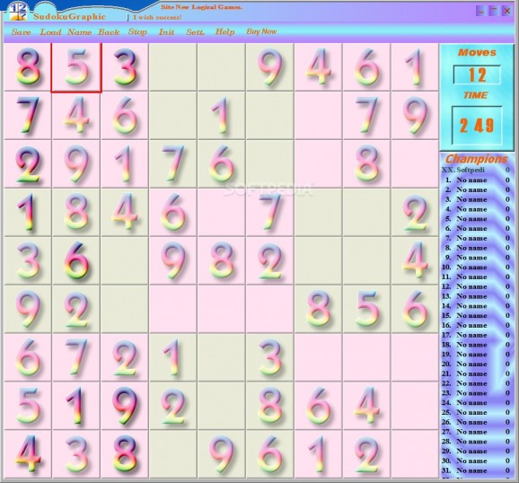 SudokuGraphic Demo screenshot