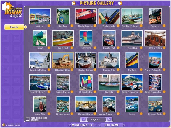 Super Jigsaw Boats screenshot