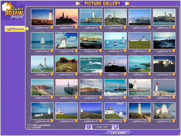 Super Jigsaw Lighthouses screenshot