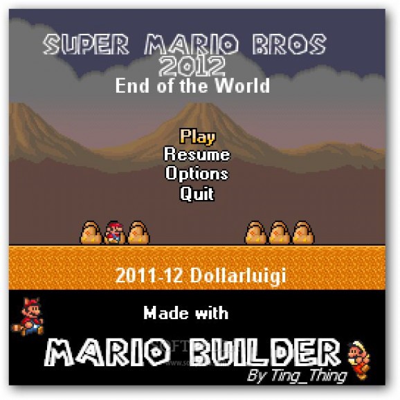 Super Mario Bros 2012 - End of the World screenshot