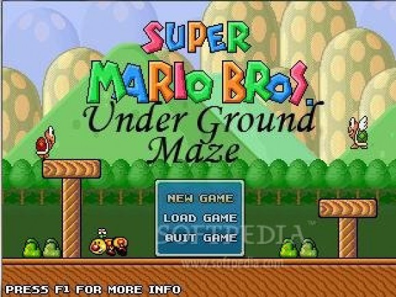 Super Mario Bros Under Ground Maze screenshot