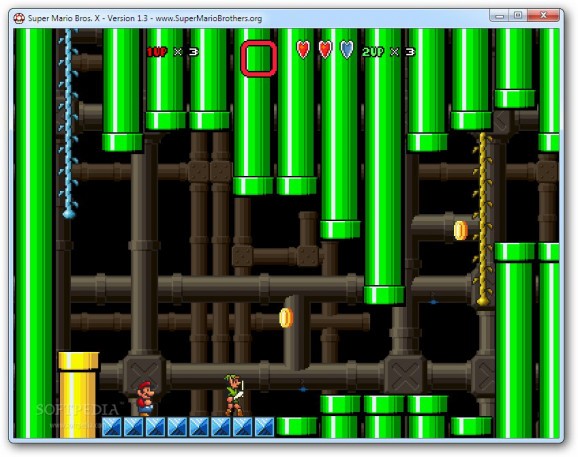 Super Mario Bros. X DS Pipe screenshot