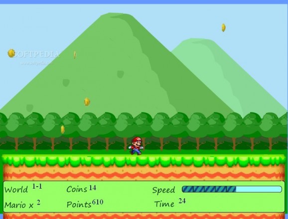 Super Mario Coin Catcher screenshot