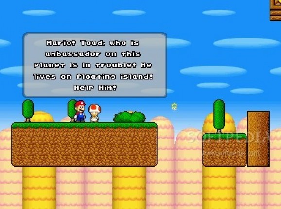 Super Mario Galaxy 2D screenshot