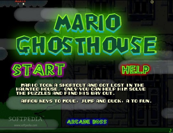 Super Mario Ghosthouse screenshot