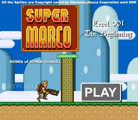 Super Mario Metal Slug screenshot