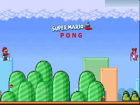 Super Mario Pong screenshot