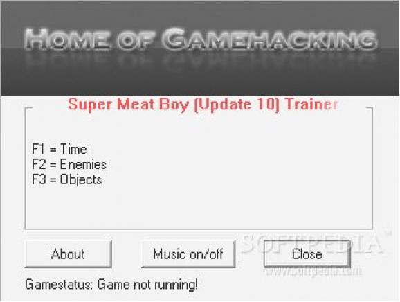 Super Meat Boy +3 Trainer for 1.0u10 screenshot
