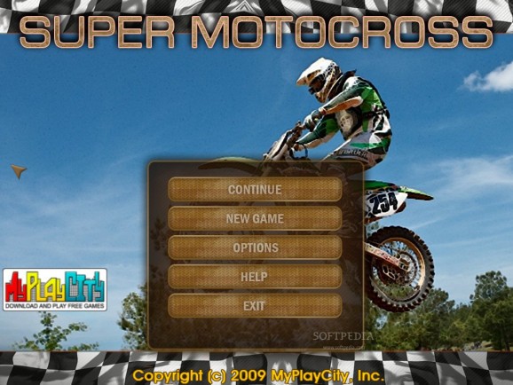 Super Motocross screenshot
