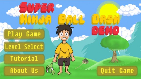 Super Ninja Ball Dash Demo screenshot