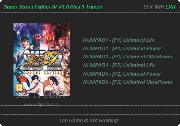 Super Street Fighter IV - Arcade Edition +6 Trainer screenshot