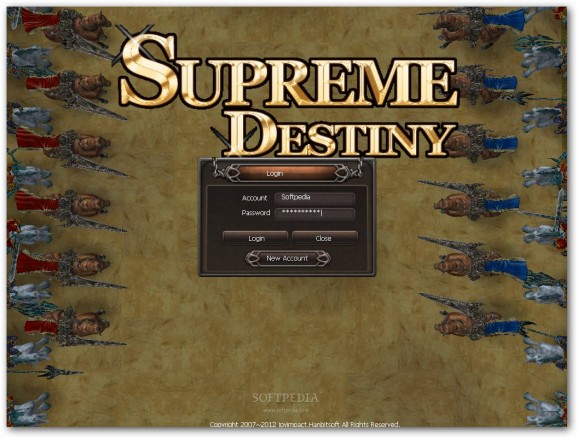 Supreme Destiny: Evolution-X Client screenshot
