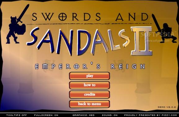 Swords and Sandals 2: Emperor's Reign screenshot