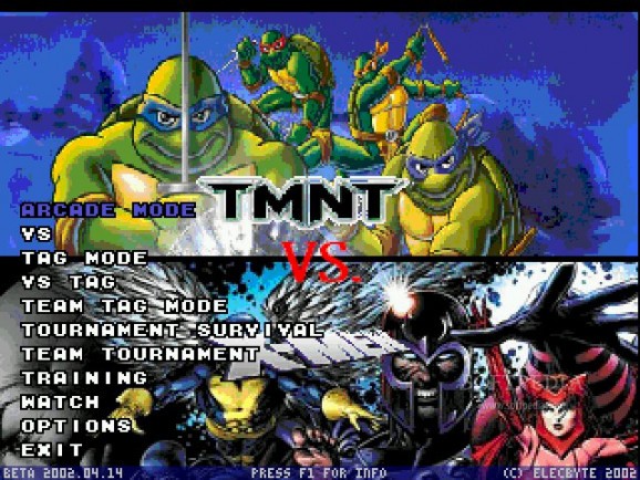 TMNT vs X-Men screenshot
