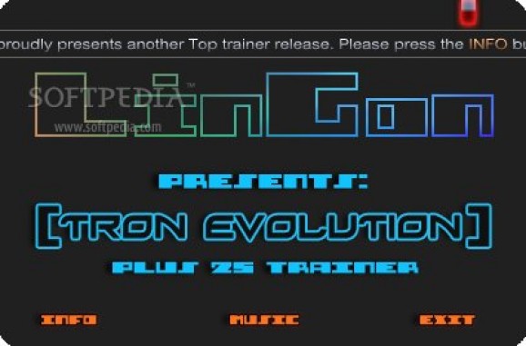 TRON: Evolution +25 Trainer screenshot