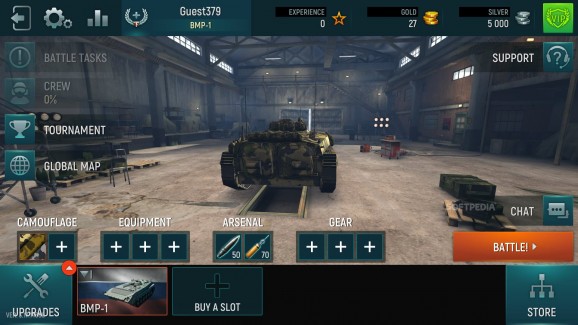 Tank Force Online screenshot