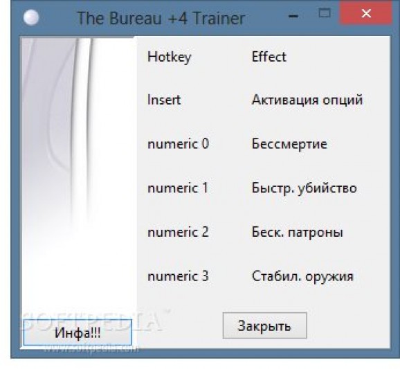 The Bureau XCOM Declassified +4 Trainer for 1.0 screenshot