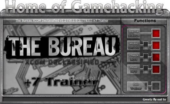 The Bureau XCOM Declassified +7 Trainer for 1.2 screenshot