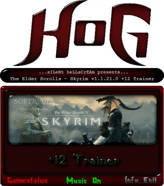 The Elder Scrolls V: Skyrim +12 Trainer screenshot