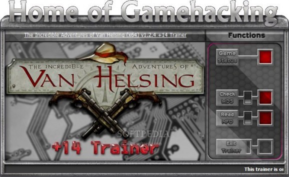 The Incredible Adventures of Van Helsing +14 Trainer for 1.2.4 screenshot
