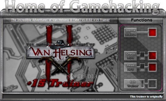The Incredible Adventures of Van Helsing II +15 Trainer for 1.0.02 screenshot