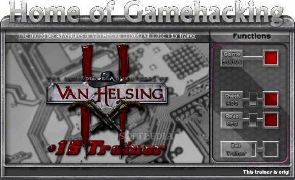 The Incredible Adventures of Van Helsing II +15 Trainer for 1.1.01c screenshot