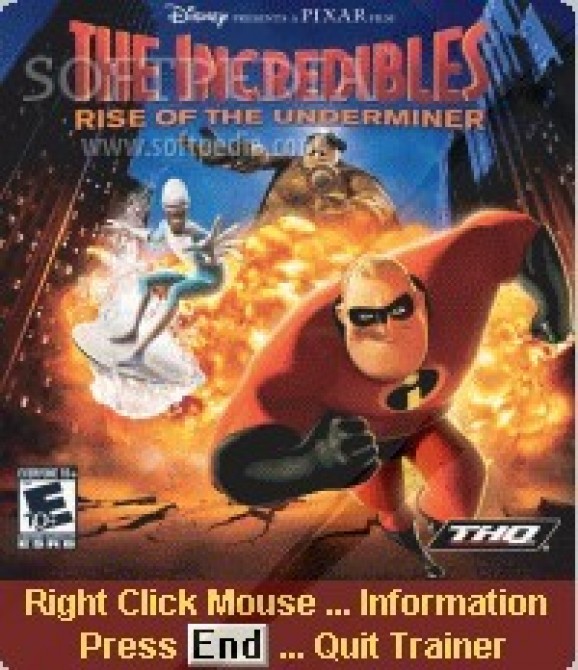 The Incredibles: Rise Of The Underminer +4 Trainer screenshot