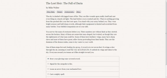 The Lost Heir: The Fall of Daria Demo screenshot