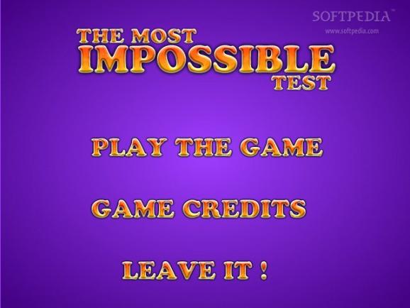 The Most Impossible Test screenshot