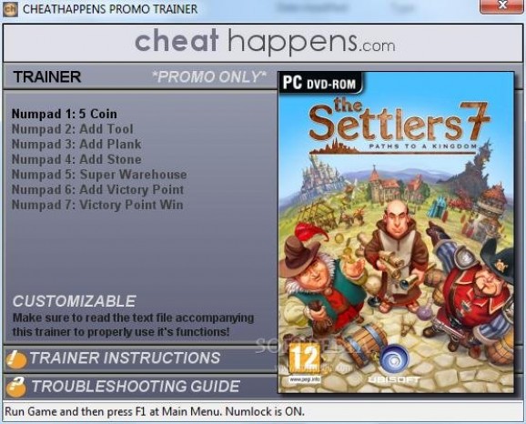 The Settlers 7 +1 Trainer screenshot