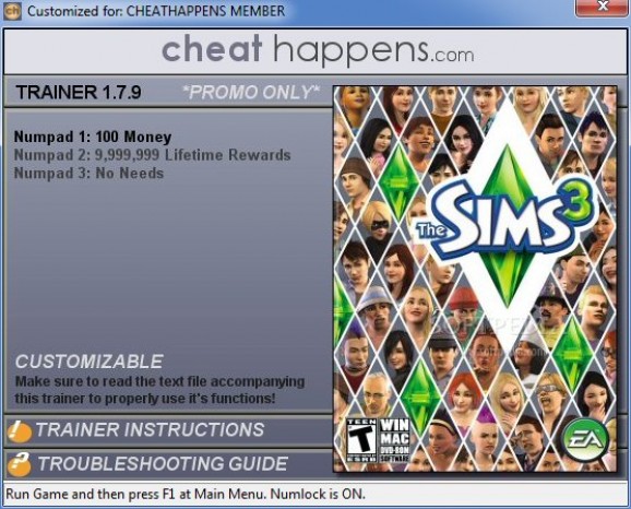 The Sims 3: World Adventures +1 Trainer screenshot