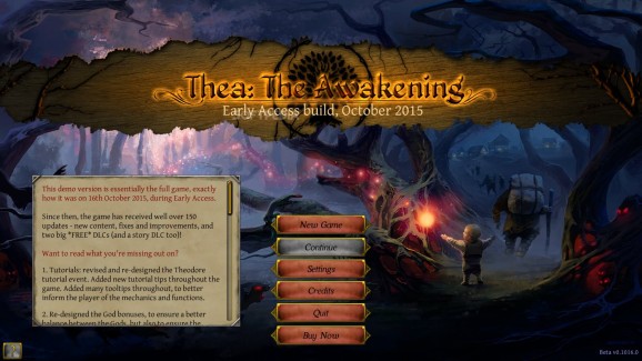 Thea: The Awakening Demo screenshot