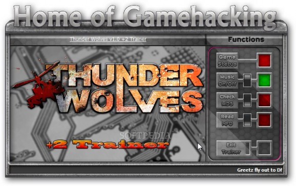 Thunder Wolves +2 Trainer for 1.0 screenshot