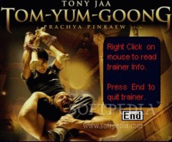 Tom Yum Goong +3 Trainer screenshot