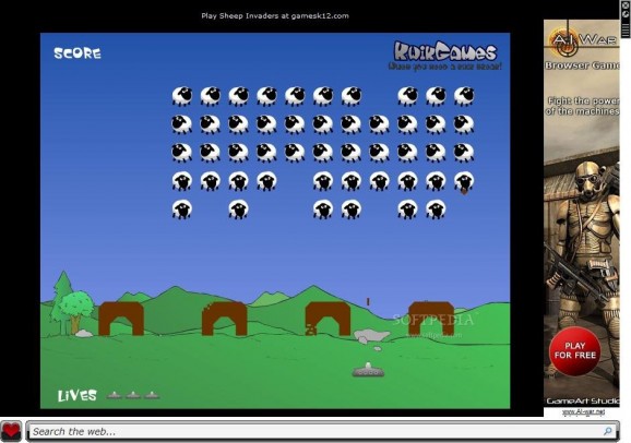 Sheep Invaders screenshot