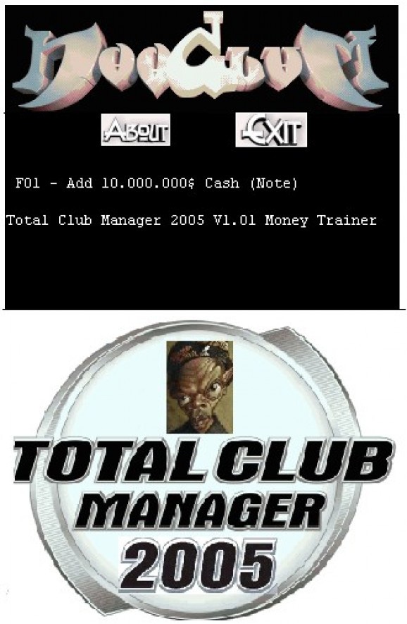 Total Club Manager 2005 1.01 Money Trainer screenshot