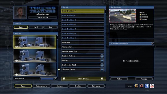 Trucks and Trailers Demo screenshot